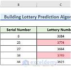 formula to predict lottery numbers